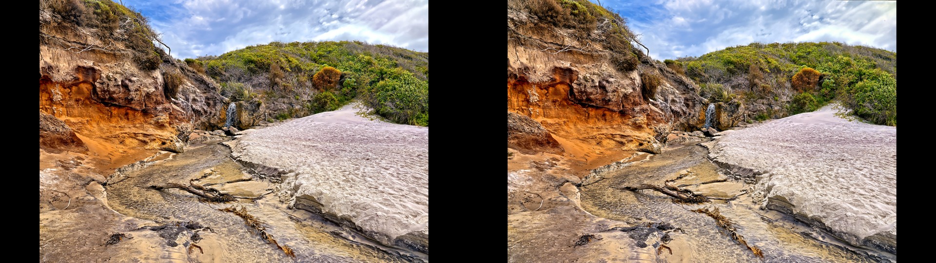 Waterfall Beach Stream
